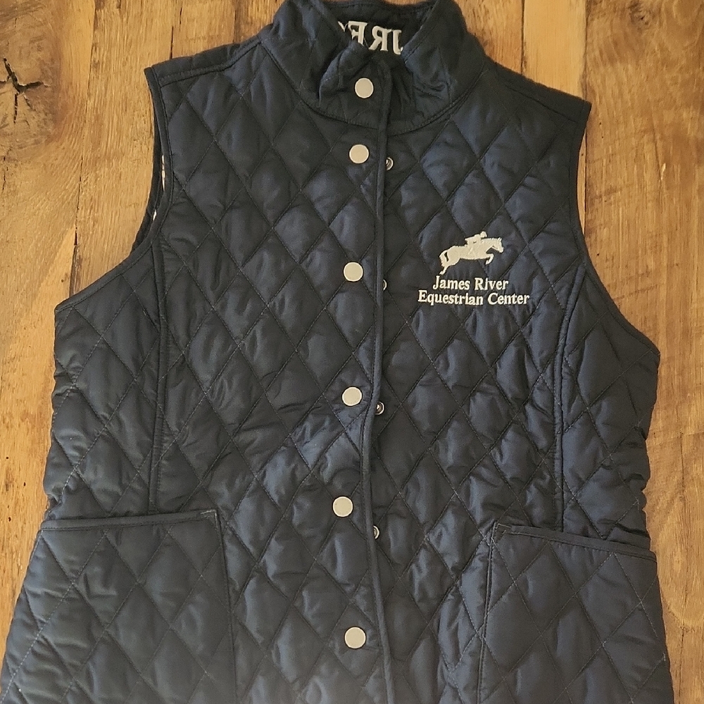 L.L. Bean Plaid Lined Quilted Vest
